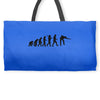 evolution of snooker or pool ape to player mens black new t shirt top Weekender Totes