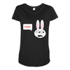 meh bunny Maternity Scoop Neck T-shirt