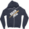 bear jew Zipper Hoodie