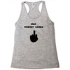 omg nobody cares Racerback Tank