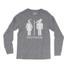 restroom for the recently deceased Long Sleeve Shirts