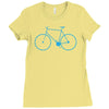 cycling bikes bike cycle riding retro sticker transfer tv funny iron o Ladies Fitted T-Shirt