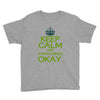 keep calm everything okay Youth Tee