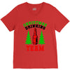 christmas drinking team V-Neck Tee