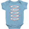 janet! dr. scott! janet! brad! rocky! Baby Onesie