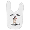 high end french bulldog Baby Bibs