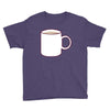 glass and coffee Youth Tee
