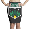 endor family camping Pencil Skirts