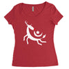 flying rudolph Women's Triblend Scoop T-shirt