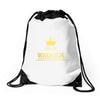 king of wakanda Drawstring Bags