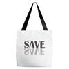 save black Tote Bags