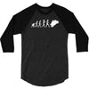 'evolution motorcycle' funny 3/4 Sleeve Shirt