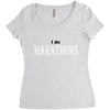 i do marathons Women's Triblend Scoop T-shirt
