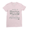 made in 1987 and still awesome Ladies Fitted T-Shirt