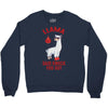 boxing llama Crewneck Sweatshirt