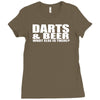 darts beer Ladies Fitted T-Shirt