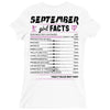 September Girl Facts Virgo Ladies Fitted T-Shirt