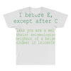 i before e grammar rule All Over Men's T-shirt