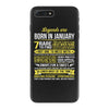 Legends Are Born In January iPhone 7 Plus Case