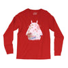 totoro with asian landscape Long Sleeve Shirts