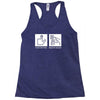 push button receive bacon Racerback Tank