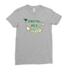 drink pee Ladies Fitted T-Shirt