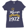 kings are born in 1972 Ladies Fitted T-Shirt
