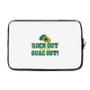 rock out with your guac out Laptop sleeve