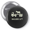 hauling a Pin-back button