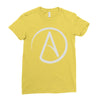atheist atheism atheismus Ladies Fitted T-Shirt
