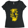 badger crest Women's Triblend Scoop T-shirt