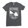 cat best friends for life Ladies Fitted T-Shirt