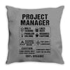 Project Manager Throw Pillow