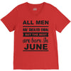 all men are created equal june V-Neck Tee