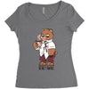 bearly awake Women's Triblend Scoop T-shirt