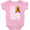 super saiyan quitting is not Baby Bodysuit