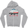 how i roll ambulance Zipper Hoodie