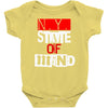 ny state of mind Baby Onesie