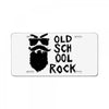 old school rock License Plate