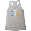 portal bathroom parody video game Racerback Tank