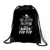 You Cant Scare Me I am Biker Pop Pop Drawstring Bags