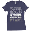 i'm the dad Ladies Fitted T-Shirt