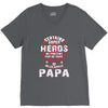papa heros V-Neck Tee