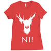 knights who say ni Ladies Fitted T-Shirt