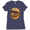 monster burger (2) Ladies Fitted T-Shirt