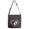 Custom baby girl name maternity design Adjustable Strap Totes