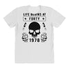 Life Begins at Forty 1978 the Birth of Legends All Over Women's T-shirt