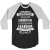 Super Cool Grandmother Of A Freaking Awesome Grandson 3/4 Sleeve Shirt