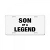 Dad The Man The Myth The Legend - Son Of A Legend Family Matching License Plate