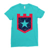 land of the free1 Ladies Fitted T-Shirt